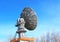 Parabolic antenna satellite communications