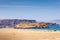 Paracas National Reserve, colorful sands, desert hills, viewpoint on near the red beach Playa Roja, Pisco, Peru.
