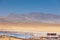 Paracas National Reserve, Peru. View of the desert, mountains and bay.
