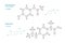 Paracetamol, Acetaminophen. Ibuprofen. The Structural Formula of a Chemical Compound