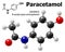 Paracetamol molecule