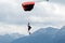 Parachute flying in High Tatras - Slovakia