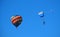 Parachute with Hot Air Balloon