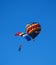 Parachute with Hot Air Balloon