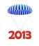 Parachute new year\'s 2013