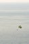 Parachute over adriatic sea