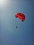 Parachute sailing the active form of recreation