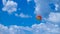 Parachute in the sky at the beach of Kata Phuket