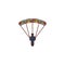 Parachute vector flat colour icon