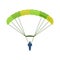 Parachute vector illustration fly