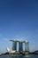 Parachuting around Marina Bay Sands in Singapore