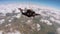 Parachutist Tandem Jumping