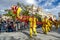 Parade in Barcelona of Chinese New Year.