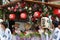 Parade of flowery Geisha girls at Gion festival