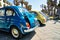 A parade of multicolor Fiat 500, the true Italian Style