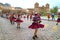 Parade of the Peruvian in Gorgeous Traditional Outfits Held on May 6th, 2018 on Plaza de Armas, Cusco, Peru