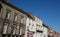 Parade of town buildings