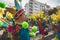 Parade of the traditional carnival of Loule, Portugal