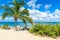 Paradise beach at Fort Zachary Taylor Park, Key West. State Park in Florida, USA