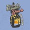 Paradise Beach Hawaii Aloha. Slogan T-Shirt Graphic. Beautiful beach on Pineapple Silhouette.