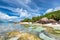 Paradise beach of Seychelles, Anse Source d`Argent,