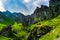 Paradise falls in Stara Planina mountain