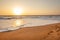 Paradise in Indian Goa : ocean sunrise