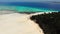 Paradise Private Island of Mnemba in Turquoise Ocean, Zanzibar, Aerial View