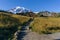 The paradise trail head at Mount Rainier National Park