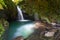 Paradise waterfall in the jungle