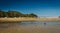 Paradisiac beach in Abel Tasman in New Zealand