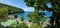 Paradisiac Caribbean landscape with the famous Anse Dufour in Martinique