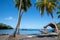 Paradisiac Caribbean landscape with the famous Anse Noire in Martinique