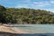 Paradisiacal beach of Notre Dame, island of Porquerolles,  in the south of France