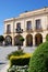 The Parador hotel front entrance, Ronda, Spain.