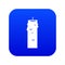 Paraffin candle icon digital blue