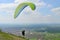 Paraglide extreme sport