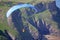 Paraglider above Rhossili in Wales