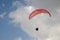 Paraglider In The Air