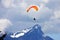 Paraglider in the Alps