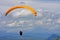 Paraglider in the Alps