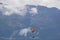 Paraglider in the Alps