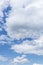 A paraglider on the background of a beautiful blue sky. Top view of the embers in the Beskid MaÅ‚y. A popular place in Silesia.