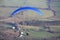 Paraglider in the Brecon Beacons