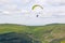 Paraglider in the Brecon Beacons