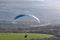 Paraglider in the Brecon Beacons