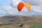 Paraglider in Brecon Beacons