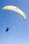 Paraglider Flies into the Blue