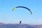 Paraglider flying from Padul in Spain