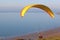 Paraglider launching